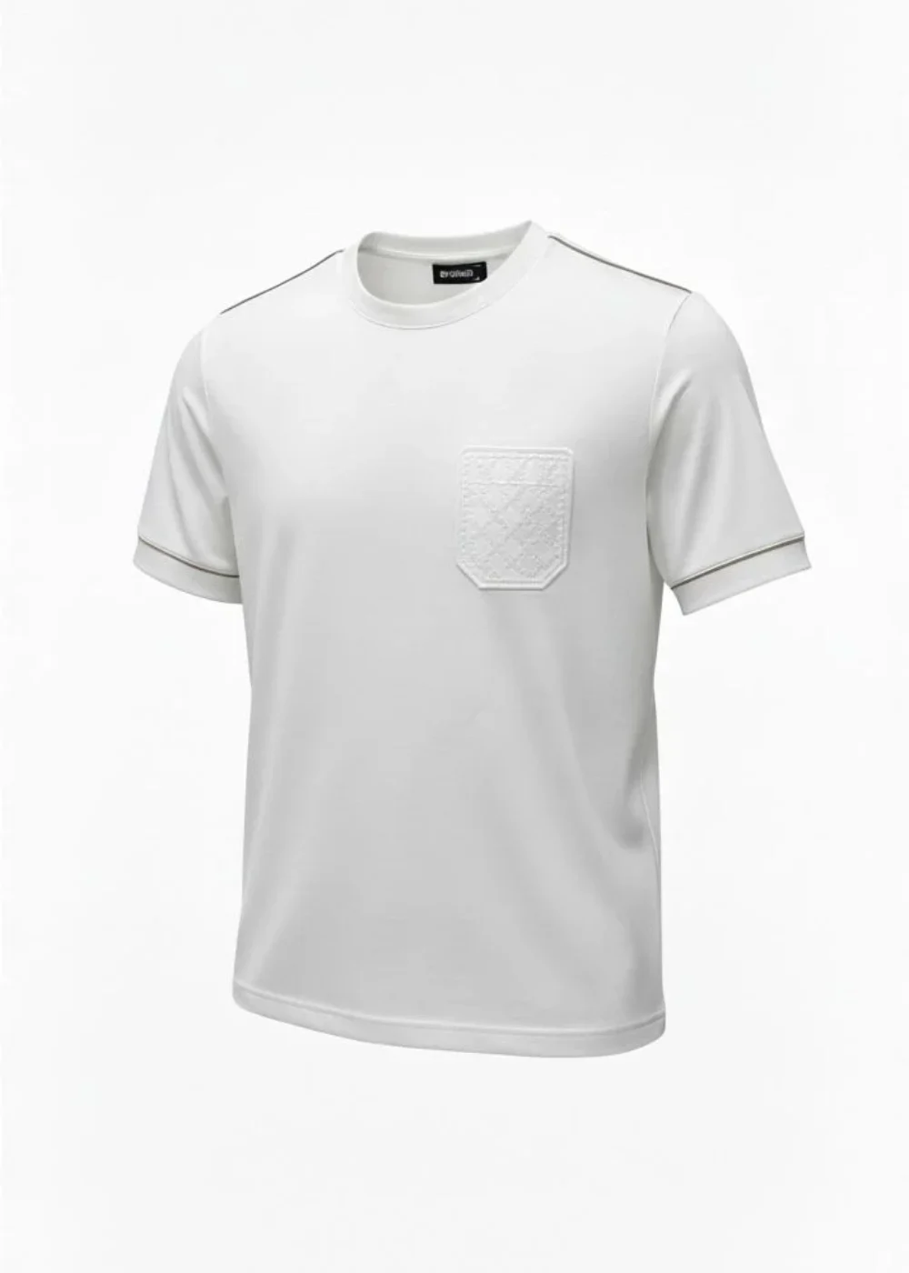 Men’s Crew Neck T-Shirt with Pocket Detail